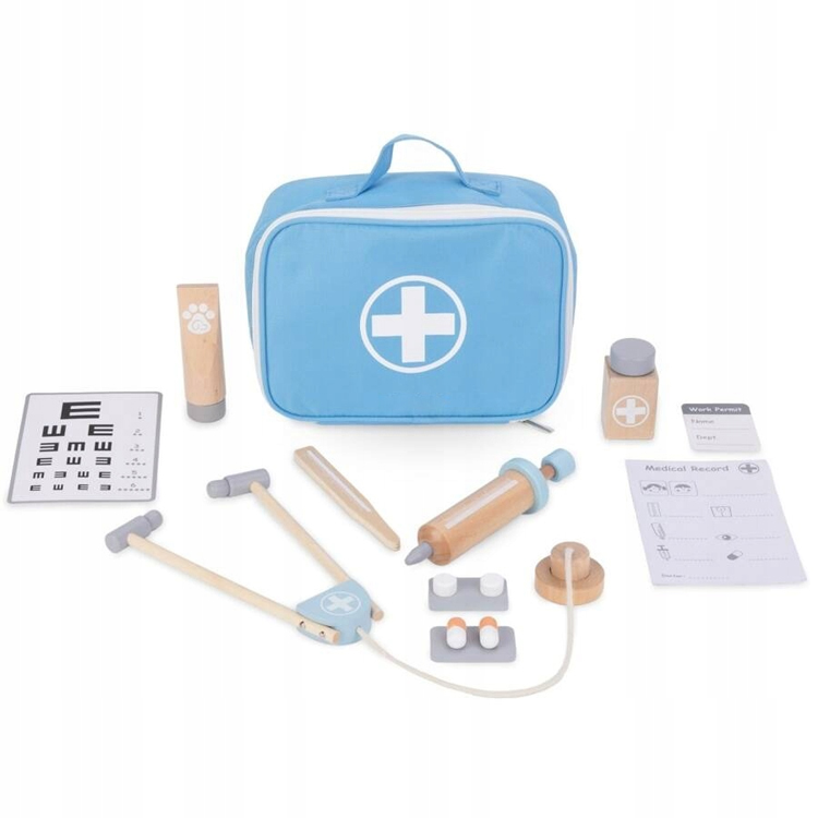 Wooden Pretend Play Doctor Set Toys For Kids