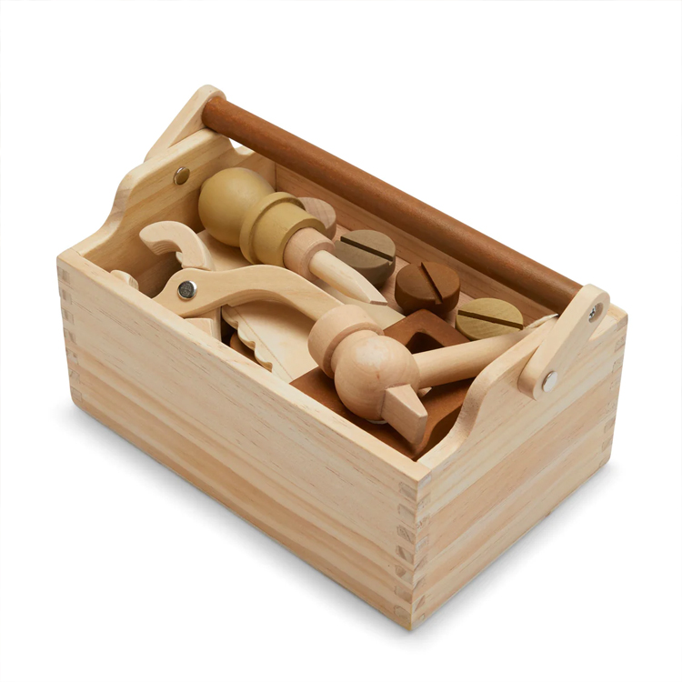 Simulation Assembly Wooden Tool Box Toy For Kids