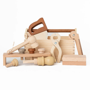 Simulation Assembly Wooden Tool Box Toy For Kids