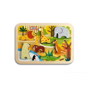 Educational Wooden Animal Puzzles Toy for Toddlers
