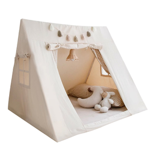 Indoor Cotton Canvas Teepee Tent for Kids