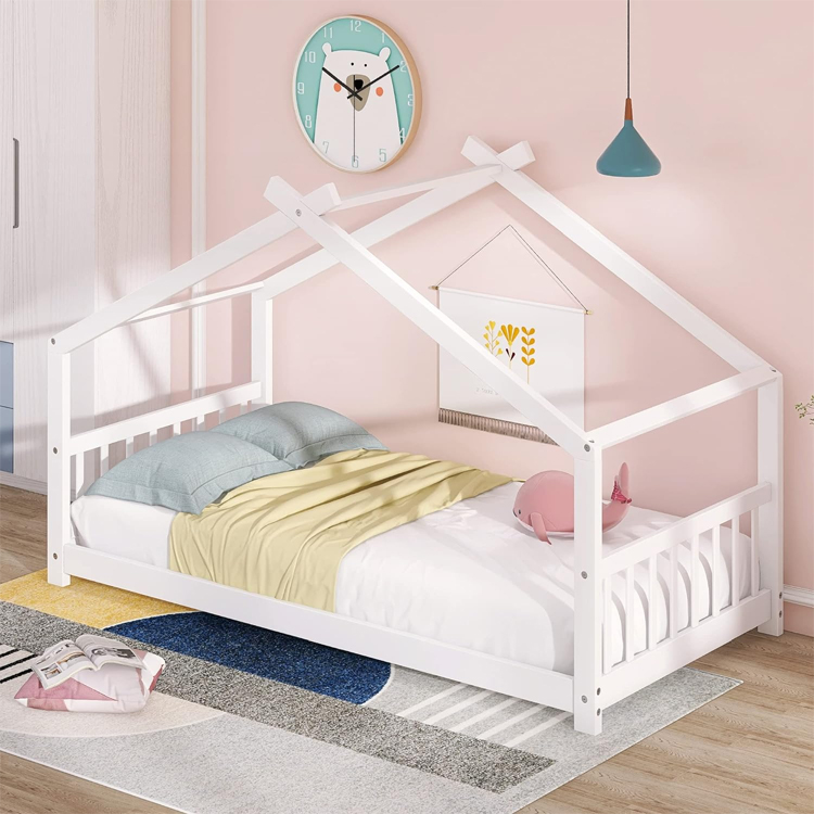 Bedroom Furniture Wooden Single Bed for Kids