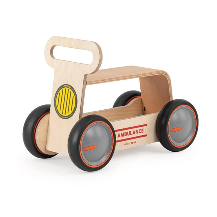4 Wheels Wooden Sliding Car Toy for Kids