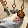 Baby Wooden Activity Play Gym with Hanging Toys