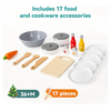 Cooking Pretend Play Wooden Kitchen Toy Set for Kids