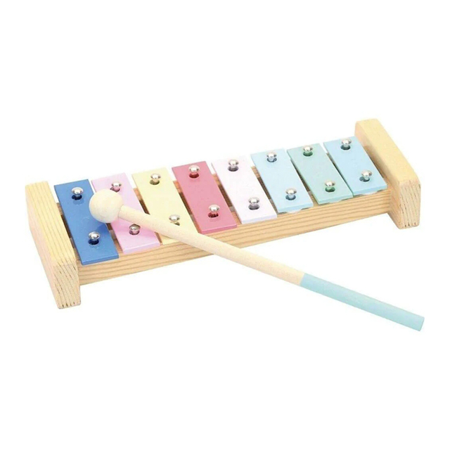 5 Pcs Wooden Musical Instruments Set For Kids