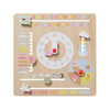 Early Learning Wooden Calendar Clock Toy for Kids
