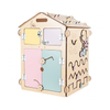 Montessori Sensory Wooden Busy House for Kids