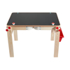 Adjustable Wooden Kids Art Easel with Storage Tray