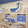 Wooden Kids Pretend Play Shop Set with Canopy and Play Food