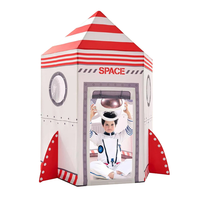 Kids Space Rocket Play Tent 