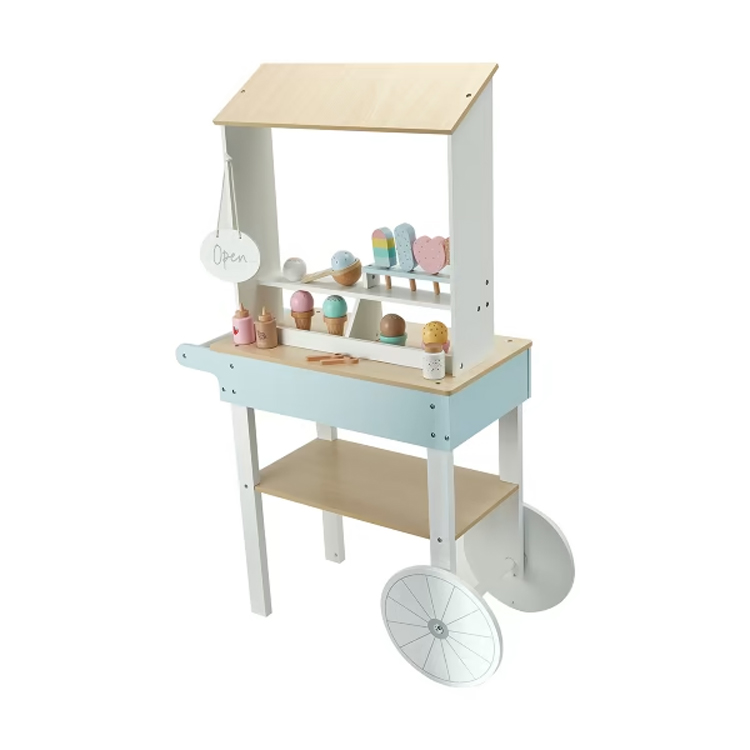 Wooden Ice Cream Cart Play set