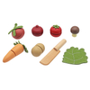 Wooden Vegetable Cutting Play Set and Storage Box