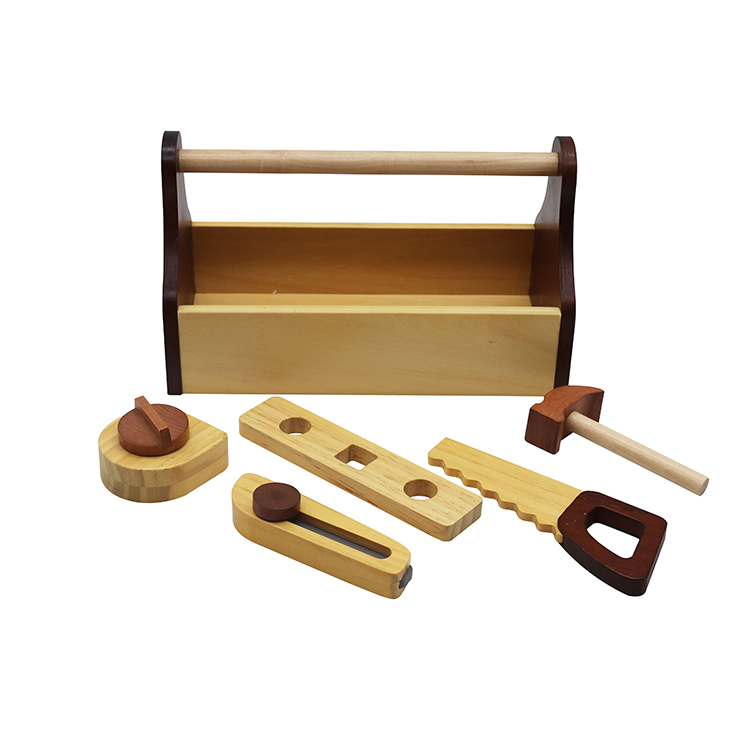 Wooden Kids Tool Set with Toolbox