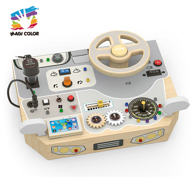 Wooden Car Dashboard Busy Board