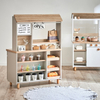 Wooden Kids Play Kitchen Set with Locker