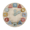 Wooden Shape Sorting Clock Toy