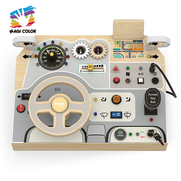 Wooden Car Dashboard Busy Board