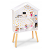 Modern Wooden Dollhouse for Kids with Mini Furniture