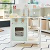 Wooden Kids Play Kitchen Set with Chalkboard