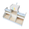 Wooden Ice Cream Shop Play set with Colorful Dessert Toys