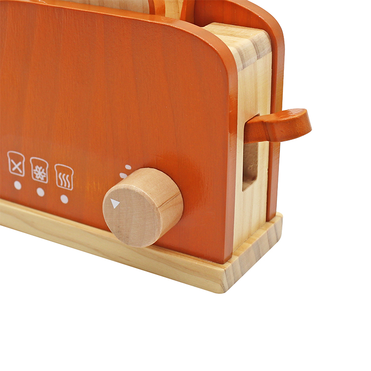 Wooden Toaster Play Set with Bread and Knife