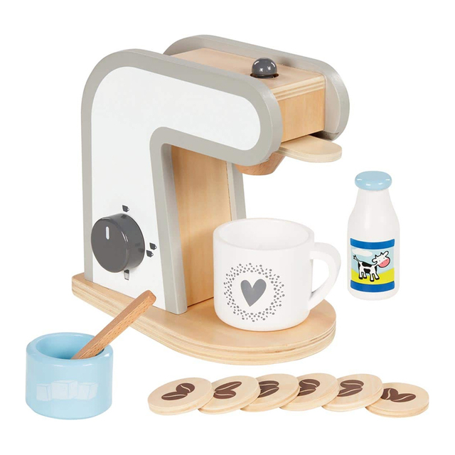 Wooden Coffee Machine Play set for Kids