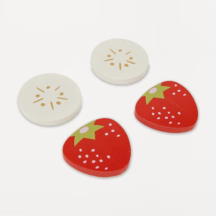 Wooden Breakfast Play Food Set with Utensils