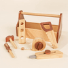 Wooden Kids Tool Set with Toolbox