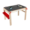 Adjustable Wooden Kids Art Easel with Storage Tray