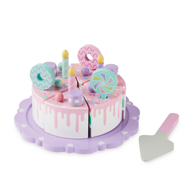 Cuttable Wooden Birthday Cake Toy Set 
