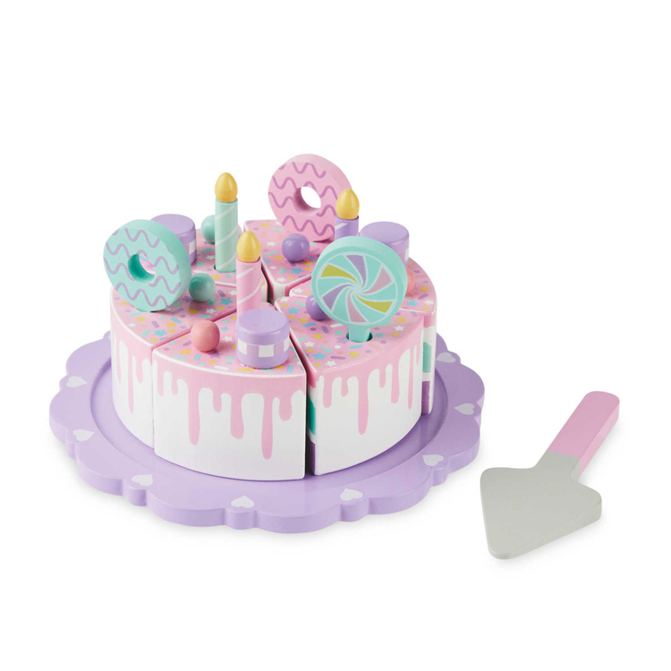 Cuttable Wooden Birthday Cake Toy Set 