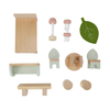 Wooden Tree House Dollhouse with Swing & Slide 