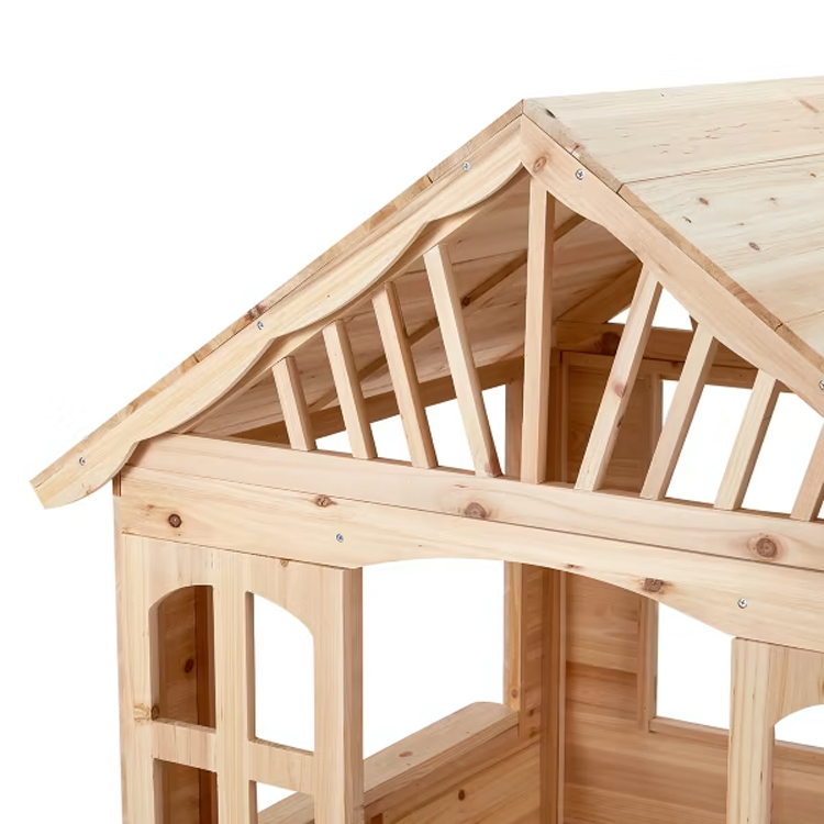 Wooden Kids Playhouse Easy Assembly Outdoor Cubby House