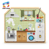 Wooden Kitchen Activity Board