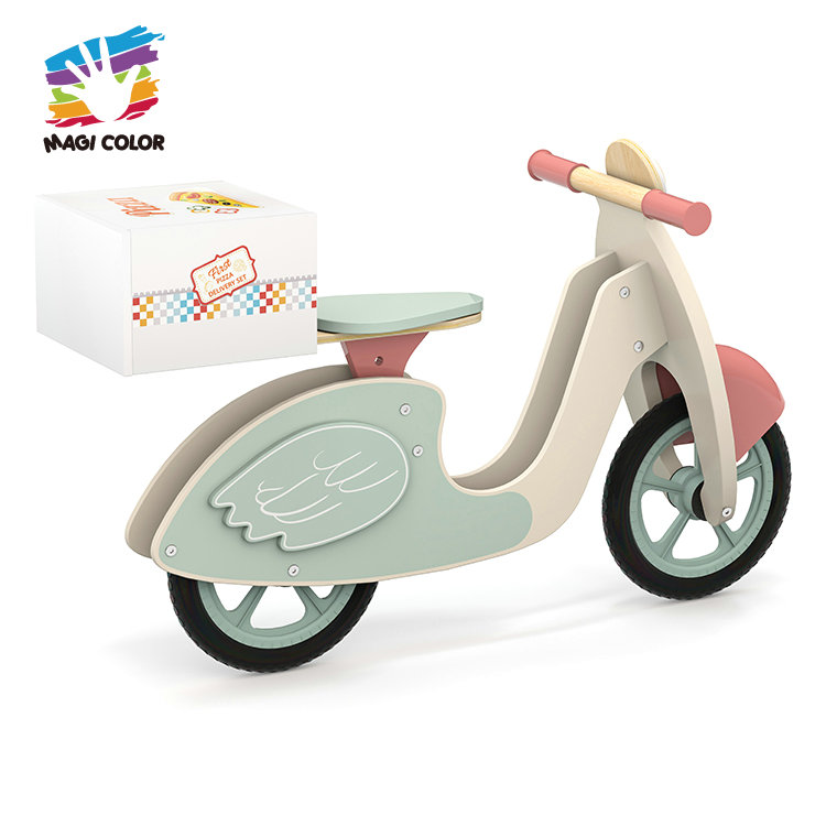 Wooden Pizza Delivery Balance Bike