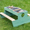 Wooden Kids Picnic Table Set with Benches