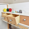 Wooden Kids Play Kitchen Set with Oven and Cabinet