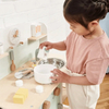 Wooden Kids Play Kitchen Set with Chalkboard