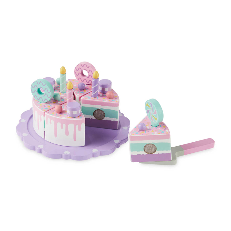 Cuttable Wooden Birthday Cake Toy Set 