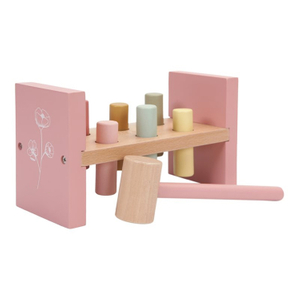 Wooden Pounding Bench Toy with Hammer
