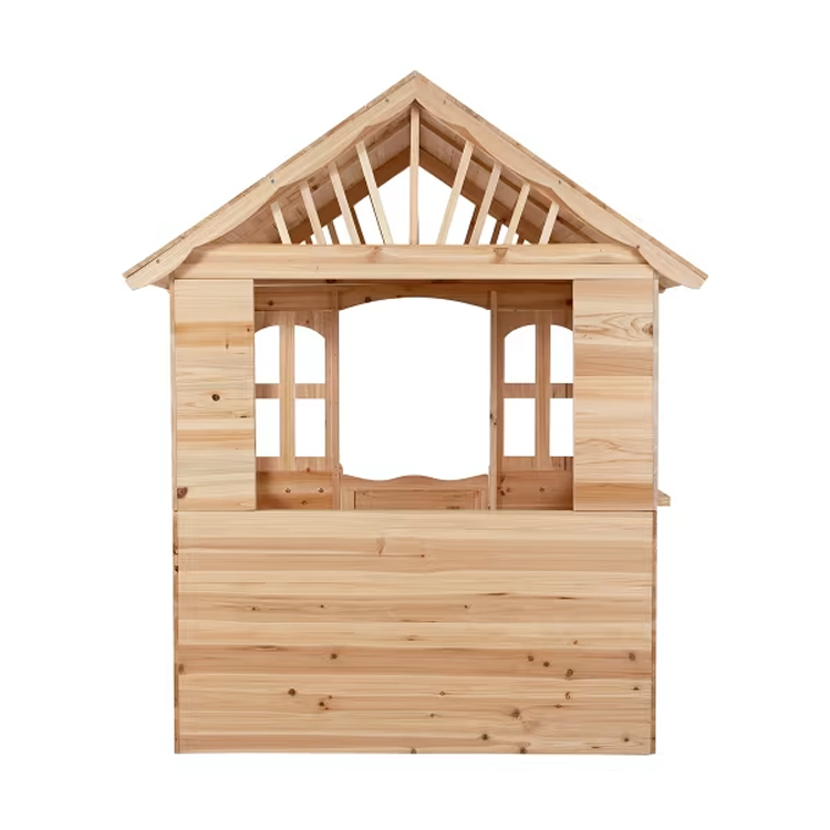 Wooden Kids Playhouse Easy Assembly Outdoor Cubby House