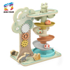 Wooden Forest Theme Gear Ball Drop Tower Toddler Activity Toy