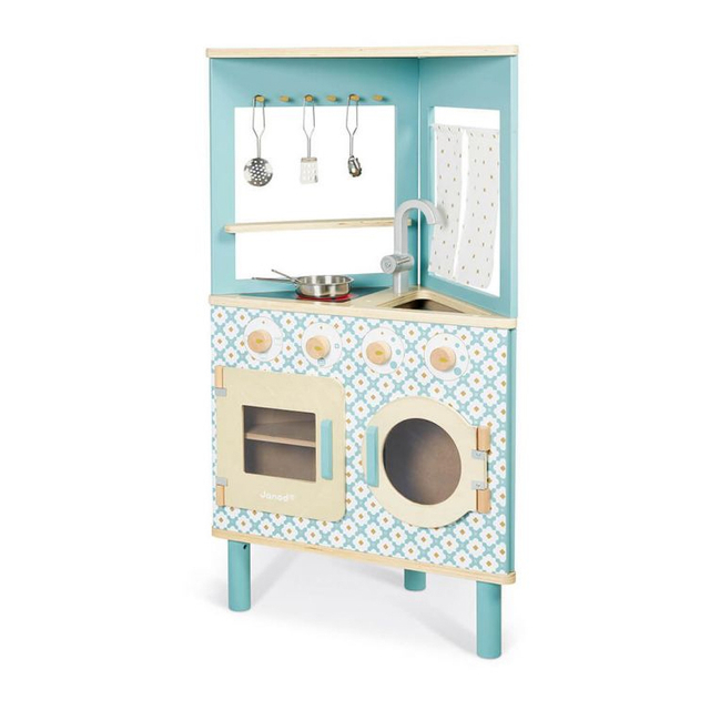 Wooden Kids Play Kitchen Set 