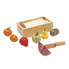 Wooden Fruit Cutting Play Set and Storage Box