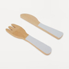 Wooden Breakfast Play Food Set with Utensils