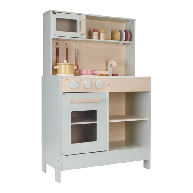 Wooden Play Kitchen for Kids with Oven