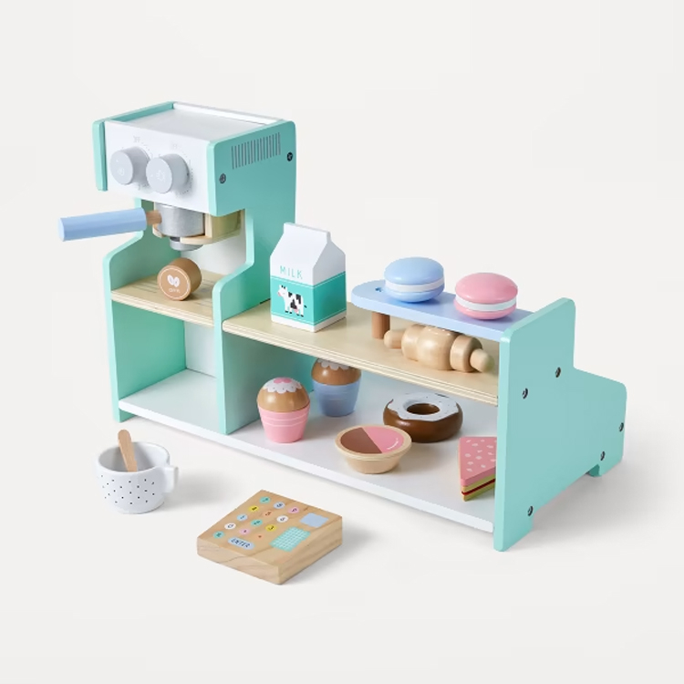 Wooden Coffee & Dessert Shop Play set