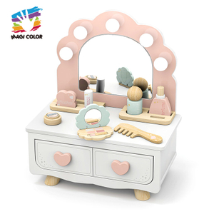 Wooden Kids Vanity Set with Lights