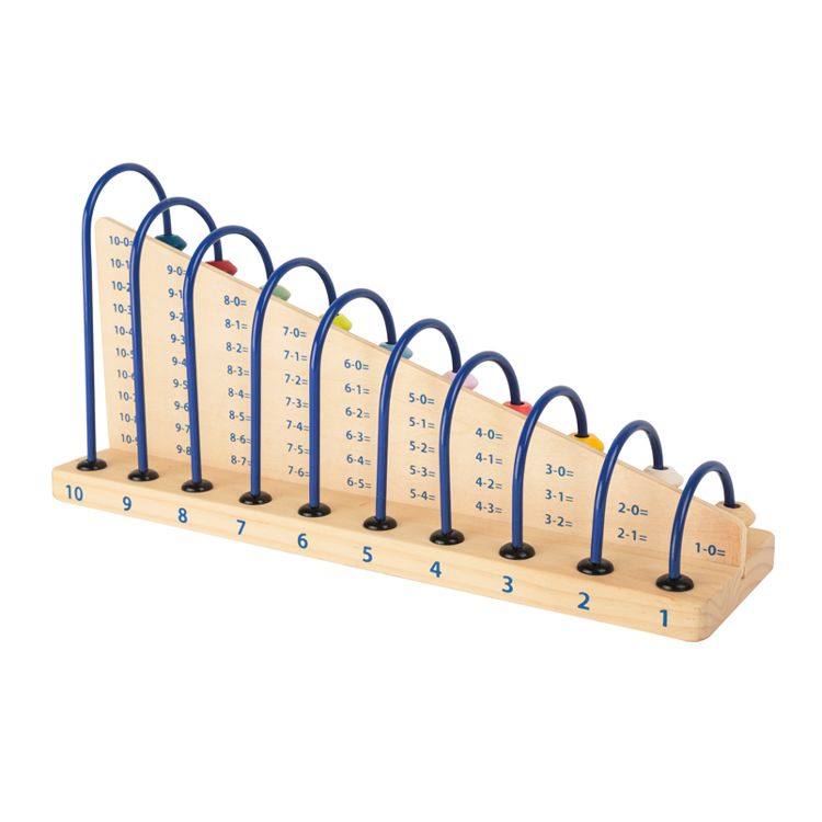 Wooden Abacus Counting Frame for Kids Math Learning